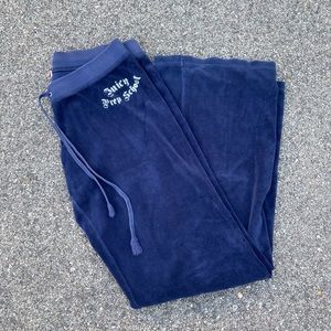 Juicy Couture Navy Blue Track Pants